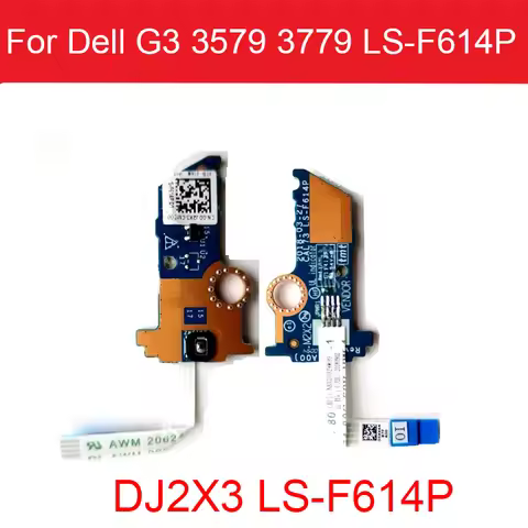 Genuine FOR DELL G3 3579 3779 Power Button Board + Cable Connector Nib02 5xk6n Ls-f611p Hyyt 6 LS-F6