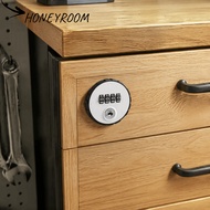 HONEYROOM Combination Cam Lock, Key Included 4-Dial Cabinet Cam Lock, Durable Zinc Alloy Digital Pas