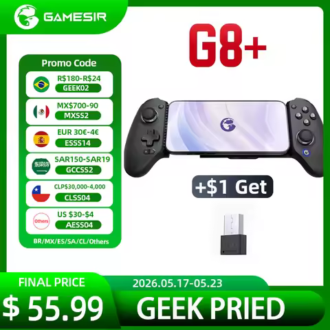 Gamesir G8 Plus / G8 Galileo Mobile Gaming Controller with Hall Effect Joystick for Nintendo Switch 