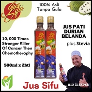 JUS PATI DURIAN BELANDA (500 ml) - JUS SIFU Ustaz Hanafi /Teh Durian Belanda