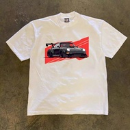 PORSCHE Heavy Cotton Short Sleeve, 718,992,911 Sports Car Pattern Retro T-Shirt