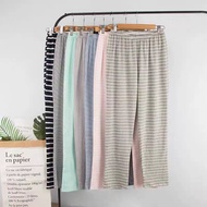 ♙□CY COD Striper Cotton Pajama Pants For Women Men SleepWear plus size