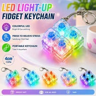 4keys Stress Relief Keyboard Keychain Fidget Relaxing Tester Mechanical Keyboard Diy Rgb Axis D4b6
