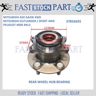 1PC REAR WHEEL HUB BEARING - 3785A035 MITSUBISHI ASX GA2W 4WD MITSUBISHI OUTLANDER / SPORT 4WD PEUGE