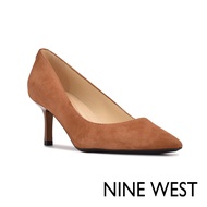 [NINE WEST] KUNA9X9 Suede Pointed High Heels-Caramel Brown