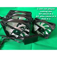 [New] 1st Player Casing Fan with Hub G7, G7 plus (1 set)