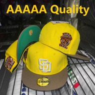 Premium Quality Full Cap San Diego Padres Fitted Hat MLB 59FIFTY Full Closed Fitted Hats