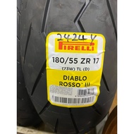 Pirelli Diablo Rosso3 TAHUN 2024 73W 180/55 ZR 17 160/60ZR17 69W 120/70ZR17 58W