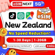【New Zealand eSIM】【🔥5G】【TT & ChatGPT】 Unlimited Data 1-30Days  | Vodafone Travel Prepaid Sim 新西兰上网卡