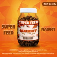 DRY MAGGOT SUPER FEED maggot kering premium magot bsf ulat jerman pakan ikan
