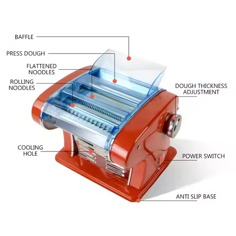 Household Electric Noodles Maker Machine Pasta Machine Dumpling Dough Mixer Rolling Machine M��quina