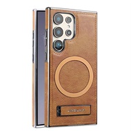 BESTCASE8 - Leather Case Original Jinduka Kickstand Magsafe S23 Ultra S24 Ultra S25 Ultra
