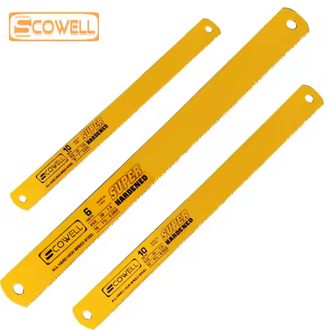 5PCS HSS All Hardened Power Hacksaw Blade 6TPI 10TPI Machinery High Speed Steel Band Saw Blades 350m