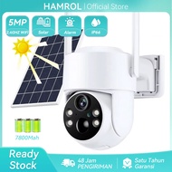 Hamrol 5MP Outdoor Surya Kamera Wifi CCTV Infrared Lampu IP Camera IP Cam Wireless CCTV Camera