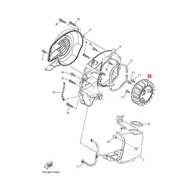 MESIN Fan Engine Fan Mio M3 SZ Soul Gt Fino Xride 125 Ygp 2Ph-E2611-00 Rare