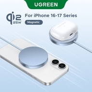 【Qi2 25W】UGREEN MagFlow Magnetic Wireless Charger 25W Fast Charging Pad with Braided Cable Multiple 