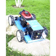 PreOder four-wheel drive remote control lawn mower mesin potong rumput kayu