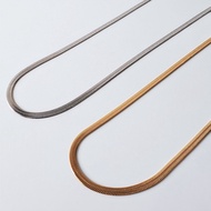 316L Medical Steel {Blade Snake Bone Necklace} Whole Body Non-Allergic Jewelry Titanium Korean Europ