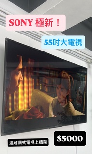 SONY 55吋大電視連可調式掛架