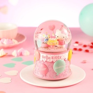 JARLL讚爾藝術Hello Kitty生日蛋糕 水晶球音樂盒