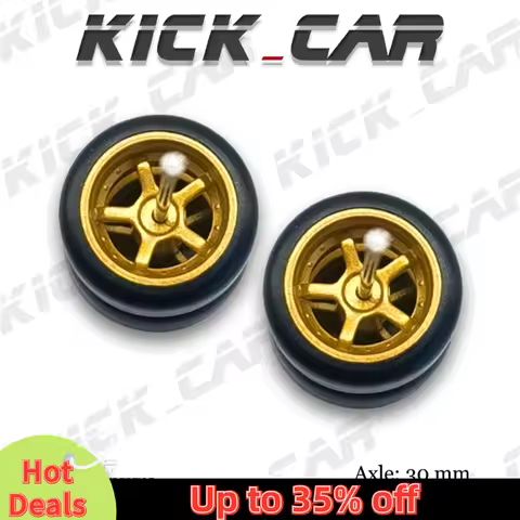 1/64 Wheels with Rubber Tires Advan GT Refitting Parts for Diecast Model Car Hot Wheels Mainline Mat