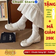 [READY QC STANDARD] ballet shoes TYPE 1 with round toe and straps, gentle and lovely princess style 