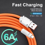 YESOKAY Fast Charging Cable USB to Type C Cable Fast Charger Cable TPE Silicone Quickly Charge Cable