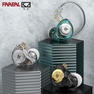FAAEAL KZ EDX PRO Earphones IEM Wired In Ear Earbud Noise Isolating Sport Headphone Detachable Cable