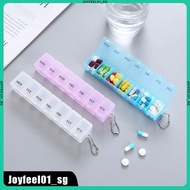 7 Grids Weekly Pill Case 7 Days Single Row Medicine Box Tablet Dispenser Organizer Pill Box Splitters Plastic Storage Box
