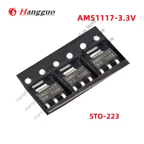 100pcs/Lot AMS1117 AMS1117-3.3V AMS1117-ADJ AMS1117-1.8 AMS1117-1.2 AMS1117-1.5 AMS1117-2.5 AMS1117-