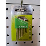 TEKIRO mini L Key 7pcs Hex Key Set 0.71-3.0mm