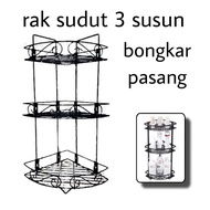 Corner shelf, stackable, dismantle and assemble, multi-purpose stacking shelf