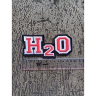 H2o logo patch