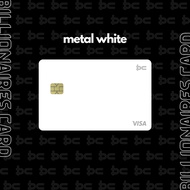 Custom Metal ATM Debit Credit Card (Not Skin Card) - White