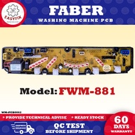 FWM-881 FABER WASHING MACHINE PCB BOARD (CONTROL BOARD) PANEL BOARD FWM881 FWM 881