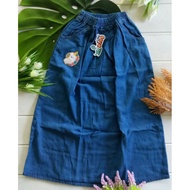 / jeans skirt long/ skirt children's jeans skirt long jeans skirt