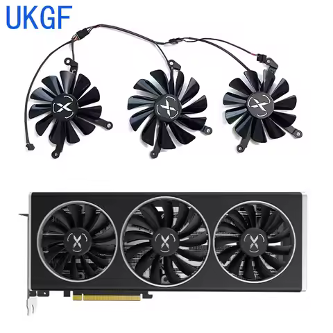 Brand new 85MM 95MM 4 PIN CF1015U12S CF9015U12S GPU fan for XFX SPEEDSTER SWFT 309 AMD Radeon RX 670