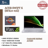 [✅Original] Laptop Acer Swift X (Sfx14-41G) Baru Amd Ryzen 5 Ram