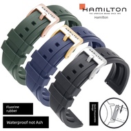 New Replacement Strap Substitute Hamilton Watch Strap Hamilton Jazz Khaki Air Rubber Silicone Tape B
