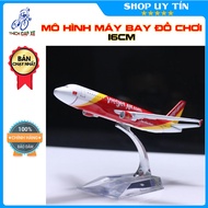 Mô hình máy bay đồ chơi Vietjet air 16cm