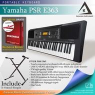 Keyboard Yamaha PSR E363 + Stand / PSRE363 / PSR-E363 Garansi Resmi