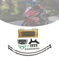 Mon Motorcycle Cooling Radiator Engine Kit Dirt Pit Bike Modification Oil Coolers