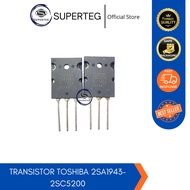 TOSHIBA TRANSISTOR A1943-C5200 ORIGINAL, 2SA1943-2SC5200, ups a 1943 - C 5200 JAPAN (ORIGINAL) 230V 