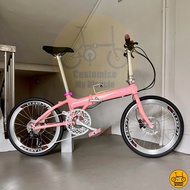 🌸 Crius Master 22” 𝗠𝗥𝗧/𝗕𝘂𝘀-𝗳𝗿𝗶𝗲𝗻𝗱𝗹𝘆 14 Freebie 𝗟𝗶𝗴𝗵𝘁𝘄𝗲𝗶𝗴𝗵𝘁 Folding Foldable Bicycle Bike Fold Shimano Kitty 451 Dahon