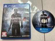 二手 秘境探險4：盜賊末路 亞版中文版  游戲碟 神秘海域4  Uncharted 4 PS4