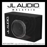 JL Audio MicroSub+ single 12 Inch Subwoofer with DCD™ Amplifier, Ported, 0.25 Ohm - ACP112LG-TW1