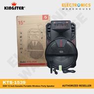 Kingster KTS-1539 35W 15 Inch Karaoke Portable Wireless Party Speaker