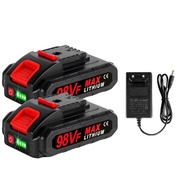 จัดส่งฟรี)WORX แบตเตอรี่สว่านผลกระทบไร้สาย98VF แบตเตอรี่พลังงานทดแทน18v-21v 88VF แบตเตอรี่เจาะกระแทก