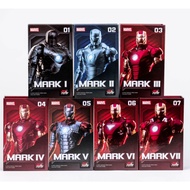 ZD TOYS 10CM IRON MAN Mark 1/Mark 2/ Mark 3/Mark 4/Mark 5 /Mark 6 /Mark 7 ACTION FIGURES