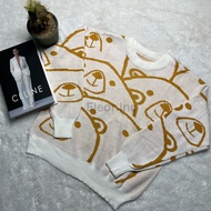 Fluor inc - Sweater Rajut Wanita Bears Oversize Premium / Cardigan Rajut Wanita Oversize / Sweater R